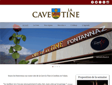 Tablet Screenshot of cavelatine.ch